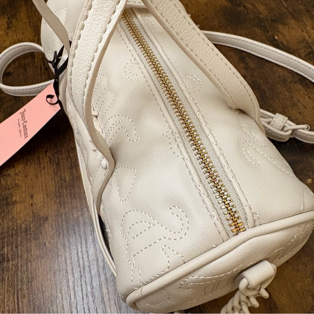Juicy Couture | White Mini Barrel Bag NWT - Picture 5 of 6
